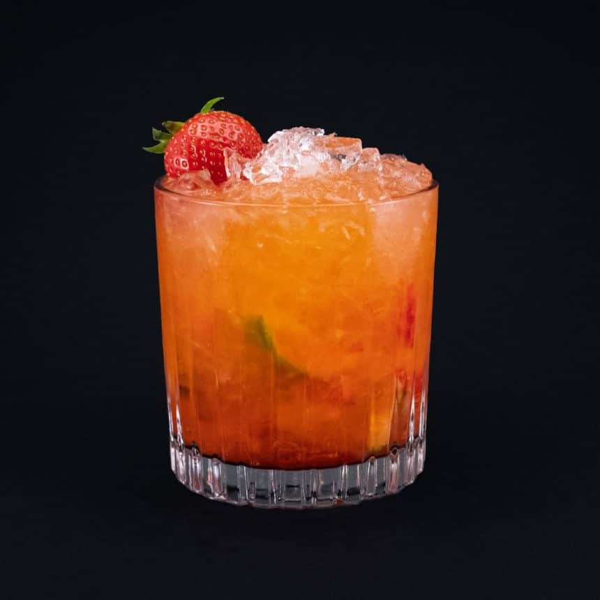 Strawberry Caipirinha Cocktail Recipe